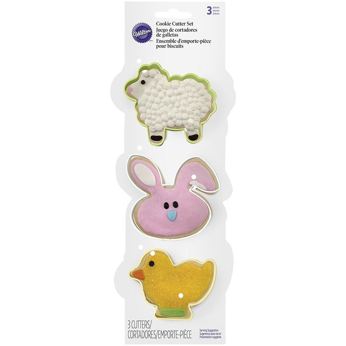 2308-4456 Wilton 3-Piece Easter Cookie Cutter Set
