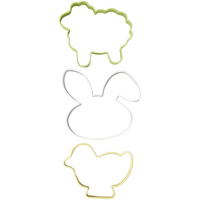 2308-4456 Wilton 3-Piece Easter Cookie Cutter Set N2