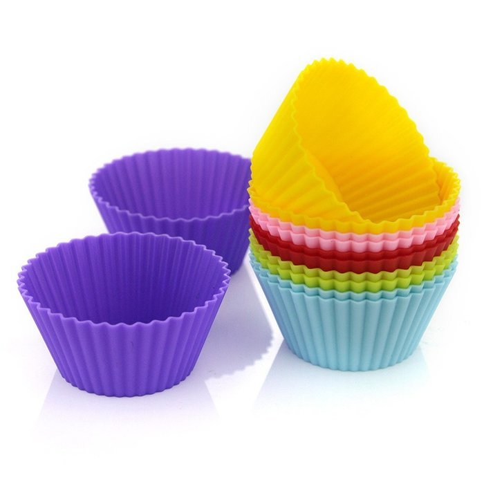 Phifo Nonstick Muffin Pan 12 Cup + 12 Removable Silicone Cupcake Holders. Premium Cupcake Pan + Cupcake Baking... N6