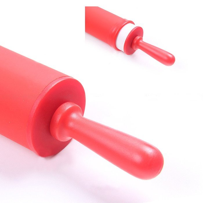 SySrion Professional Non-Stick Rolling Pin, Red N2