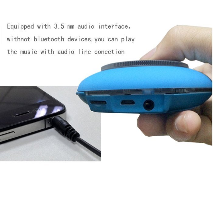 iUFO Portable Wireless Bluetooth Speaker Colorful Light Bell Compatible with iPhone/iPad/iPod/Smartphones/Tablets... N10