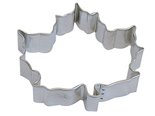 R&M Canada Maple Leaf 5" Cookie Cutter in Durable, Economical, Tinplated Steel