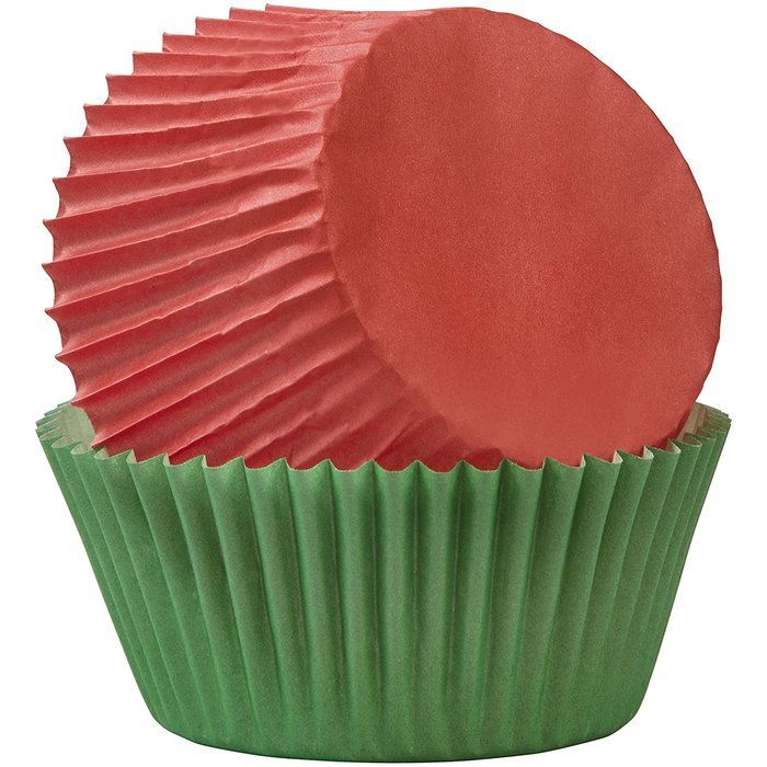 Wilton Mixed Red and Green Standard Cups N2