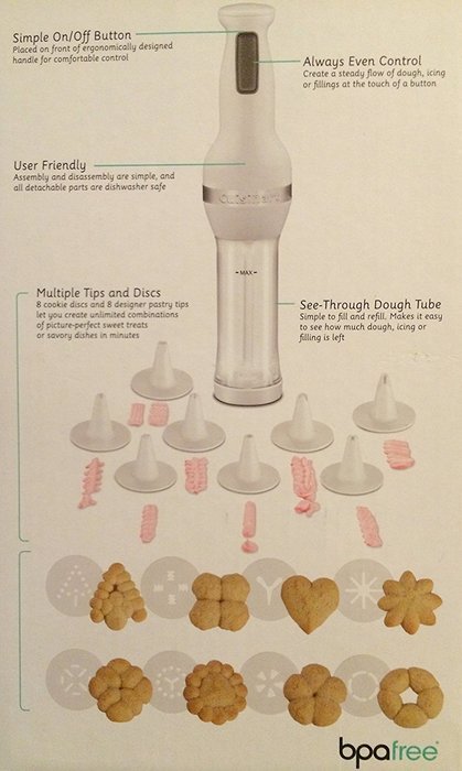 Cuisinart Electric Cookie Press CCP-20 (White)
