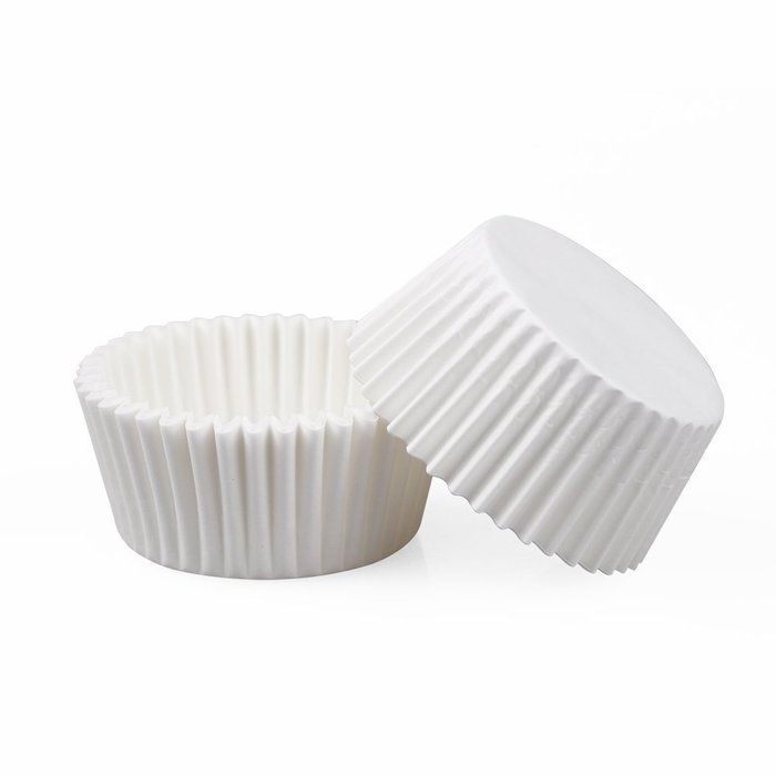 Webake 500 Count Standard Size White Paper Cupcake Liners, Baking Cups ...