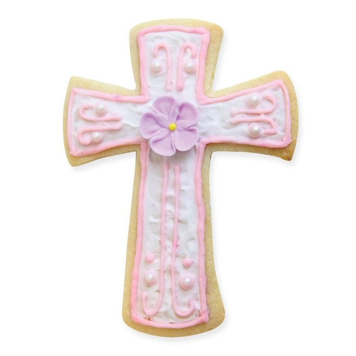 Cross Cookie and Fondant Cutter - Ann Clark - 4.5 Inches - US Tin Plated Steel N3