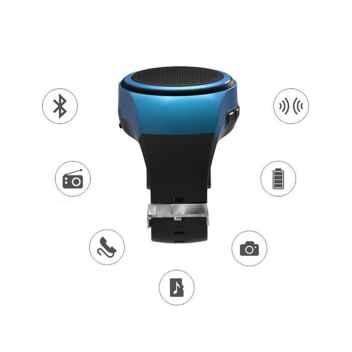 Multifunctional Bluetooth Speaker Watch [ Convenient and Portable Sports Watch Design ] MP3 Music Player + Radio... N7