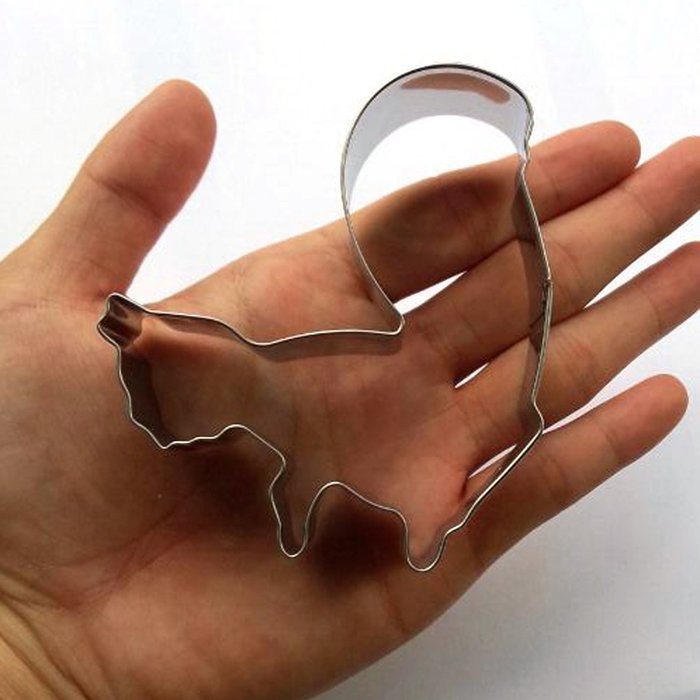 GXHUANG Stainless Steel Cookie Cutter (Whale),for Anniversary Birthday Christmas New Year Party N42