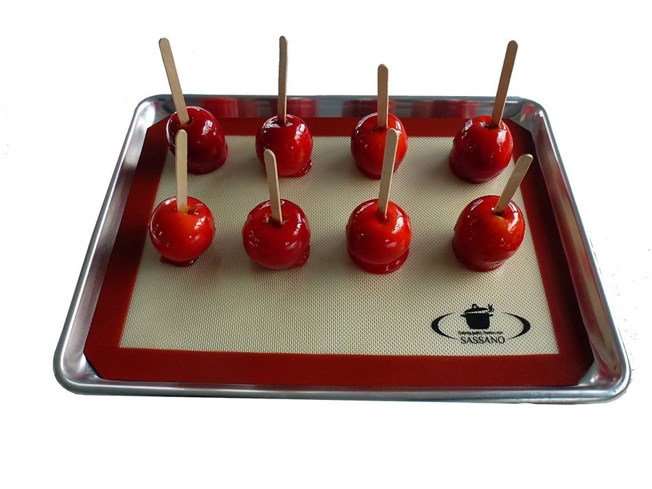 Silicone Baking Mat - 2 Pack Set By Sassano - Non Stick US 1/2 Size 16 1/2" X 11 5/8" N2