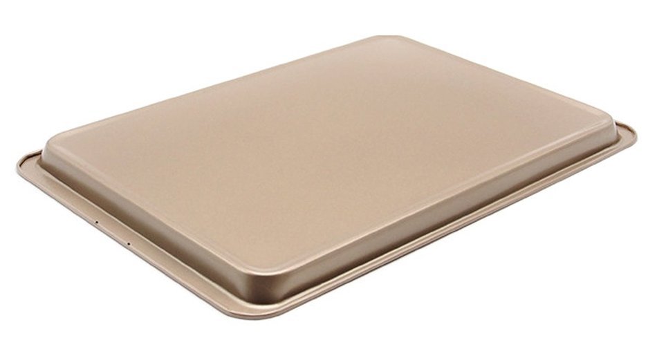 SS&CC Non Stick 14.5 Inch Oven Baking and Cookie Sheet Heavy-gauge Steel (black) N5