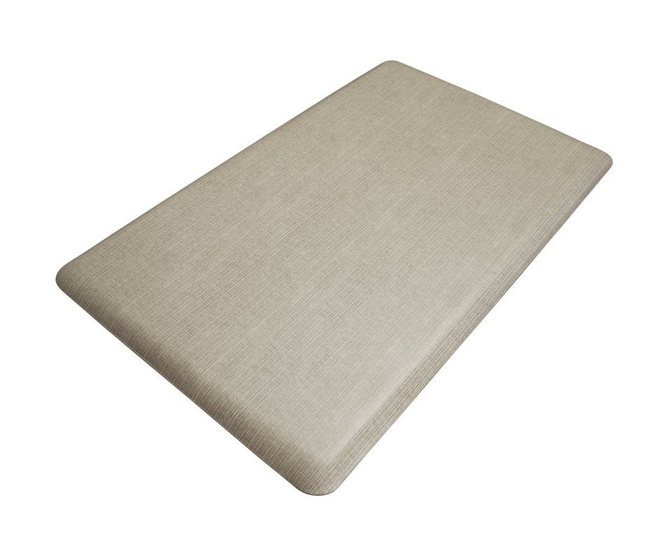 NewLife by GelPro Designer Comfort Mat, 20 by 48-Inch, Grasscloth Crimson N4