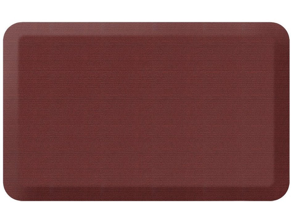 NewLife by GelPro Designer Comfort Mat, 20 by 48-Inch, Grasscloth Crimson N16