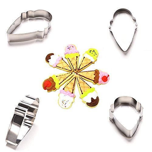1 Pcs/Quality Stainless Steel Ice Cream Cone Cake Biscuit Cookie Cutter Bread Cupcake Mold Cake Decorating tools N5