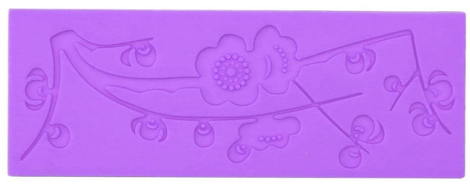 5pc Cake Decorating Molds- Premium Silicone Decoration Molds for Sugarcraft, Fondant, Gumpaste, Resin Mold , Lace... N10