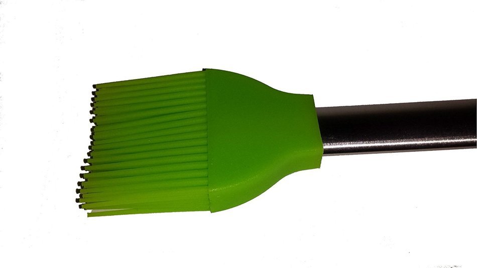 Durable Silicone Basting & Pastry Brush, 10&rdquo; | Stainless Steel Handle | Won&rsquo;t Shed, Easy to Clean N4
