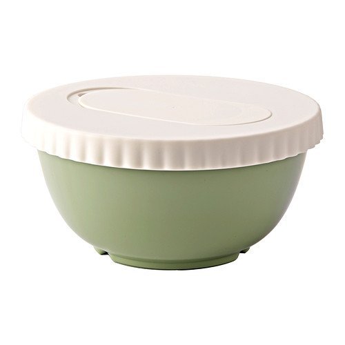 Ikea ALLEHANDA 2 qt Mixing bowl with lid-Green