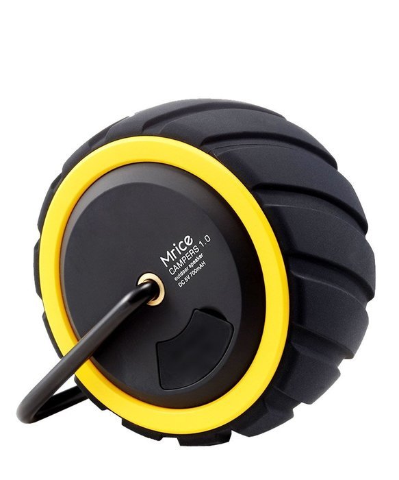 Mrice Tire-Shaped Portable Wireless Bluetooth Water Resistant Shower Speaker with 3W Strong Bass Driver Build... N16