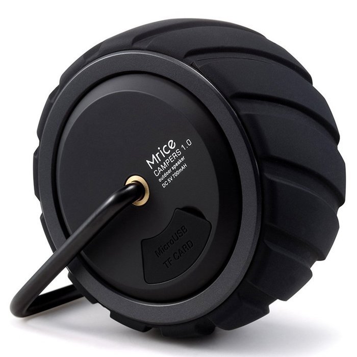 Mrice Tire-Shaped Portable Wireless Bluetooth Water Resistant Shower Speaker with 3W Strong Bass Driver Build... N19