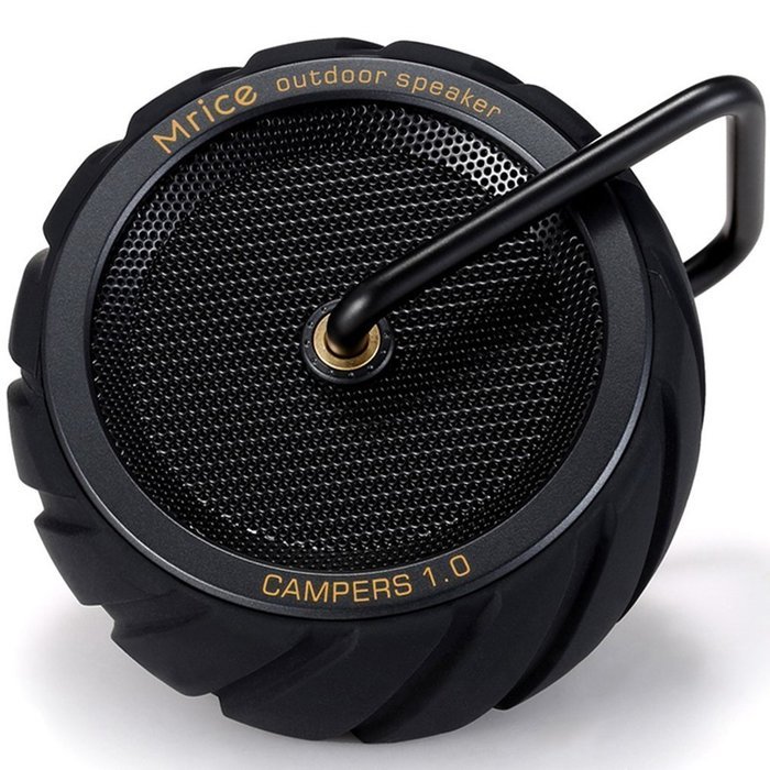 Mrice Tire-Shaped Portable Wireless Bluetooth Water Resistant Shower Speaker with 3W Strong Bass Driver Build... N22