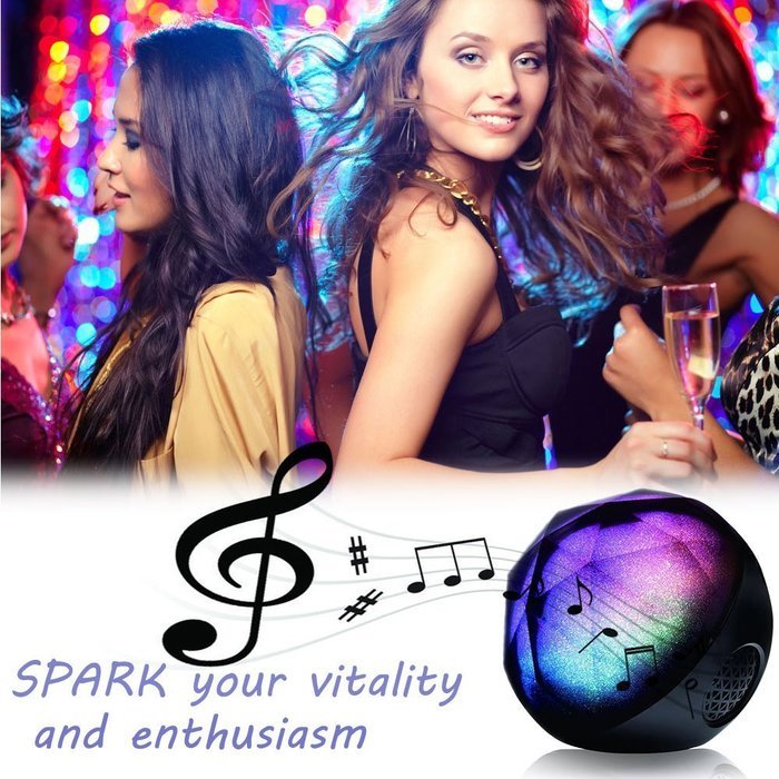 VersionTech VPC-L15F Magic Box Bluetooth Portable Wireless Speakers with Subwoofer Multifunctional Remote for... N4