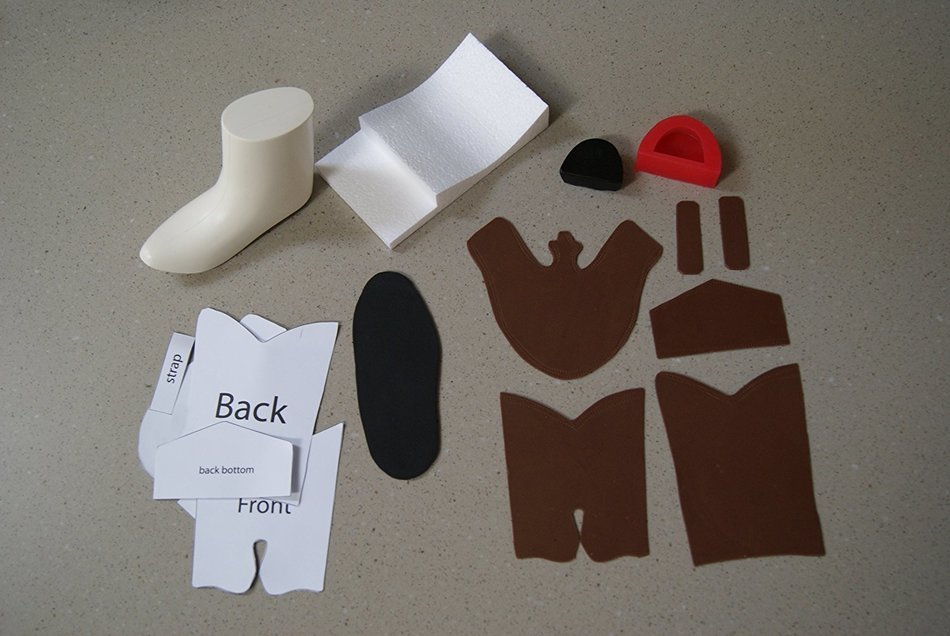 3d Cowboy Boot Kit for Gumpaste/fondant N2