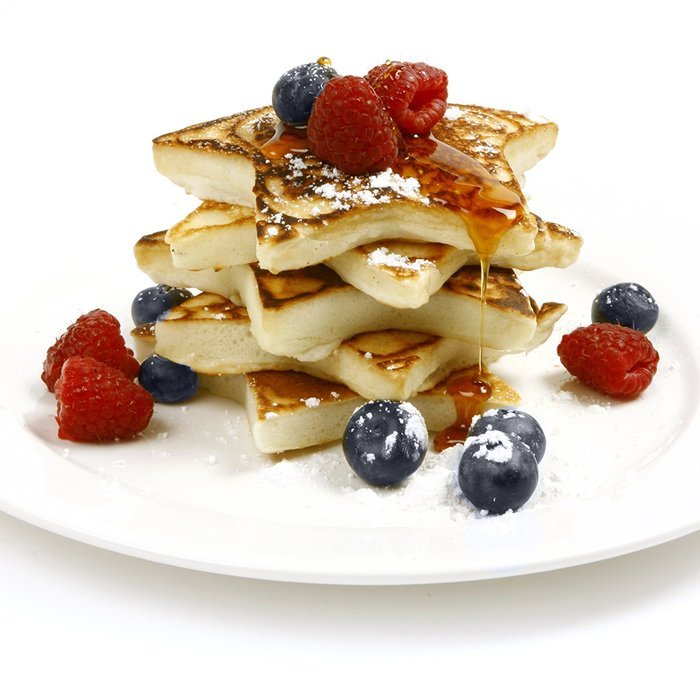 Norpro Nonstick Star and Flower Pancake Egg Rings, Set of 2