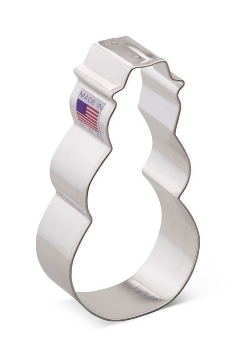 Ann Clark Snowman Cookie Cutter - 4 Inches - Tin Plated Steel