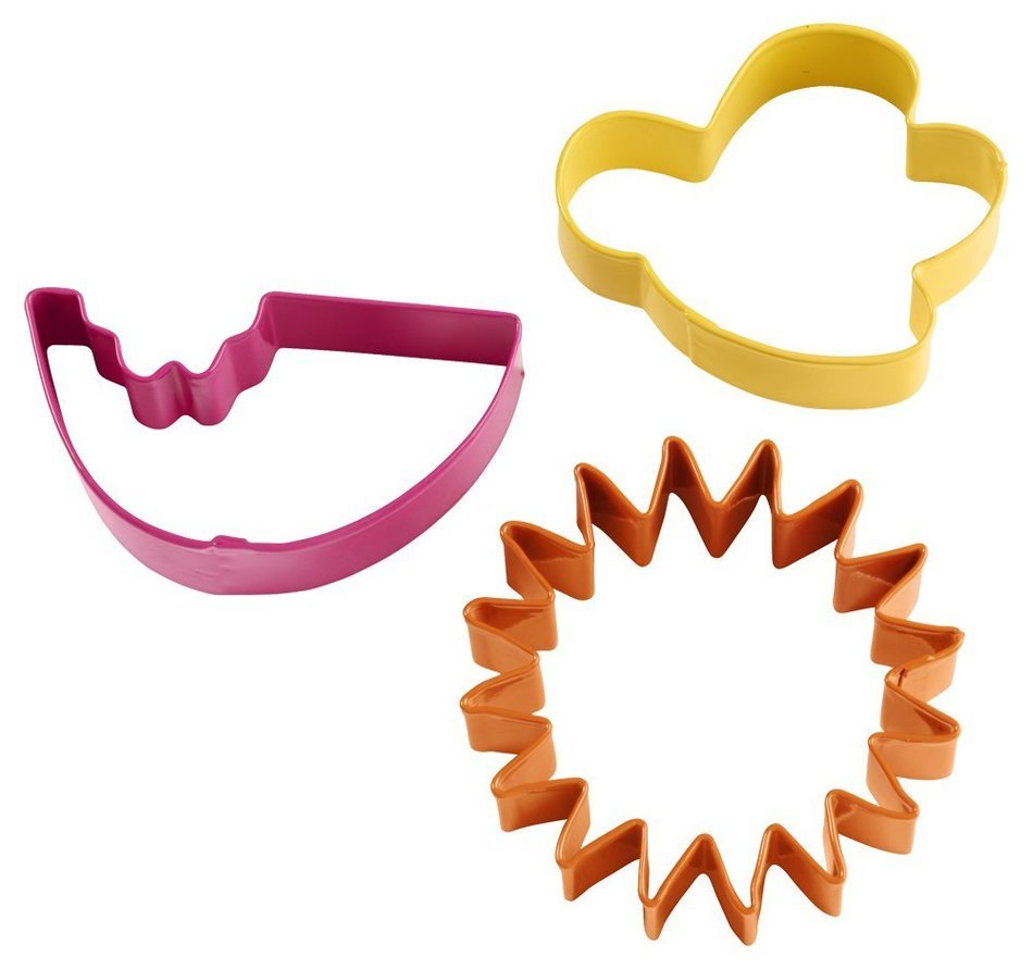 Wilton 2308-0212 Summer Picnic Cookie Cutter Set, 3-Pack- Discontinued By Manufacturer