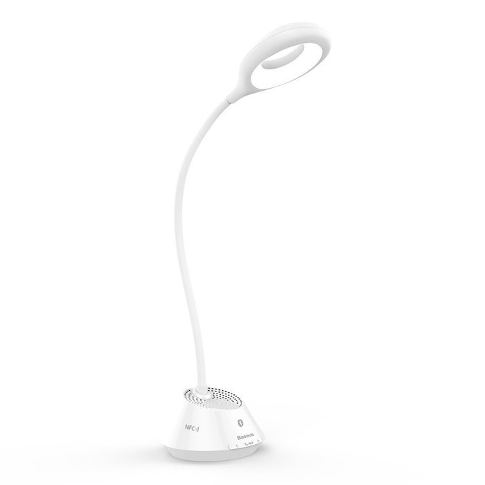 Baseus FP-01 Mulight Series LED Table Lamp Bluetooth Speaker Portable Audio Player Sound Box Bluetooth V4.0 NFC... N2