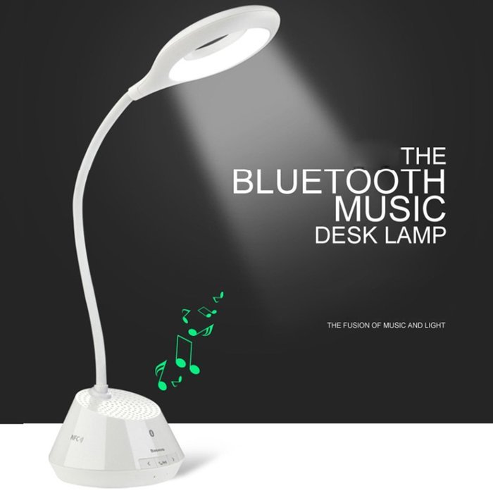 Baseus FP-01 Mulight Series LED Table Lamp Bluetooth Speaker Portable Audio Player Sound Box Bluetooth V4.0 NFC... N7
