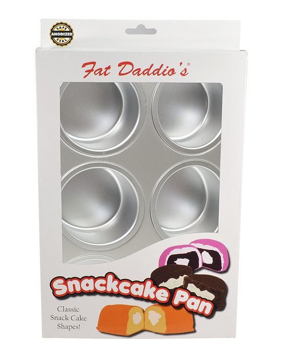 Fat Daddio's Cupcake/Muffin Classic Wheel Shape Snackcake Pan, 6 Cavities N2