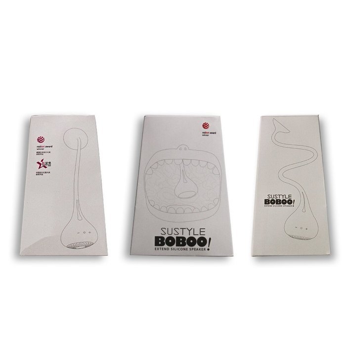 BoBoo Wireless Bluetooth 3.0 Water Resistant Handsfree Portable Silicone Speakerphone with Built-in Mic and Suction...