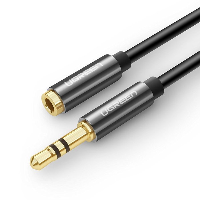 3.5mm Extension, Ugreen Slim 3.5mm Male to Female Stereo Audio Extension Cable Adapter Gold Plated Compatible...