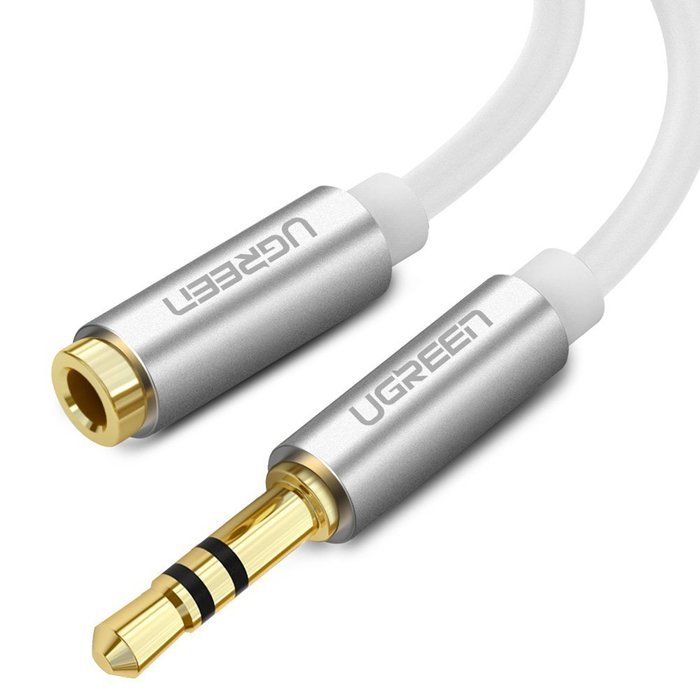 3.5mm Extension, Ugreen Slim 3.5mm Male to Female Stereo Audio Extension Cable Adapter Gold Plated Compatible... N16