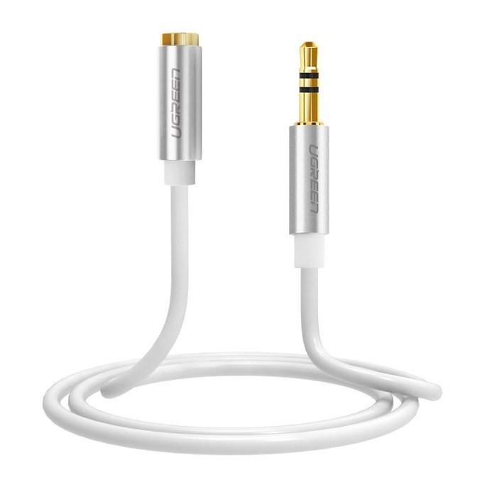 3.5mm Extension, Ugreen Slim 3.5mm Male to Female Stereo Audio Extension Cable Adapter Gold Plated Compatible... N23