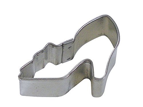 R & M High Heel Shoe Cookie Cutter, Mini, Silver