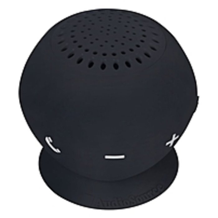 AudioSource Sound pOp 2 Speaker System - 3 W RMS - Wireless Speaker(s) - Black - 32 ft - Bluetooth - USB