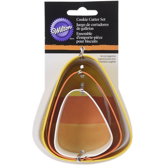 Wilton 2308-2011 Nesting Candy Corn Cutter Set, Assorted