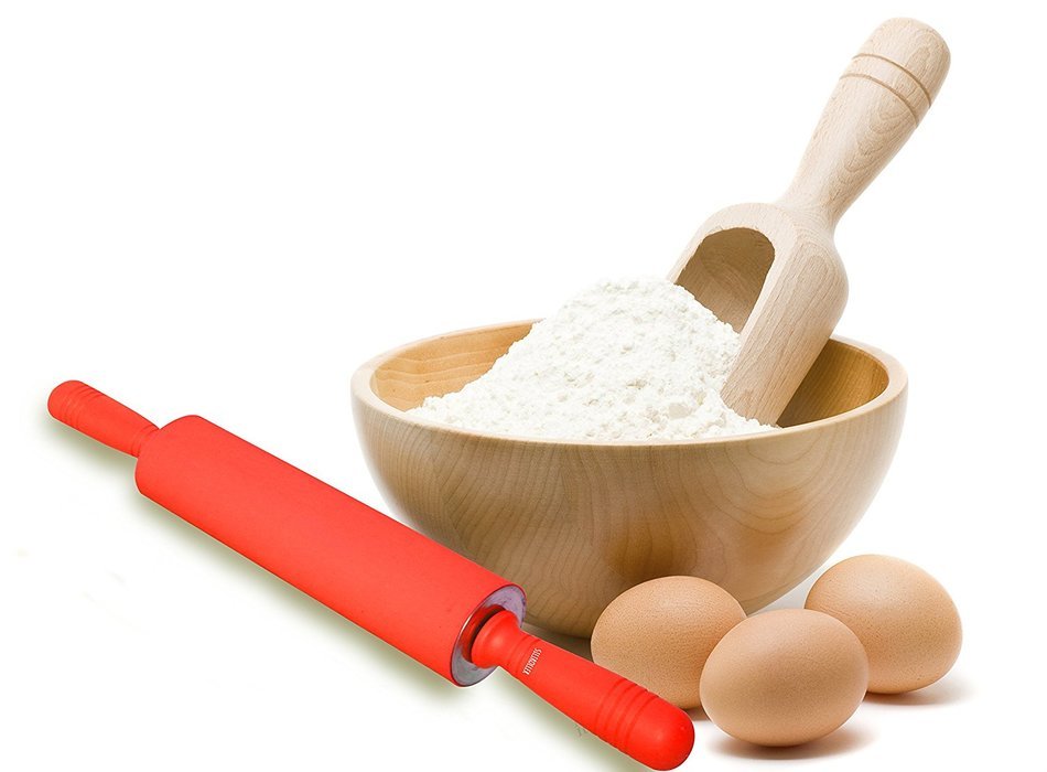 Silicone Rolling Pin - Red - Non Stick - Siliroller N2
