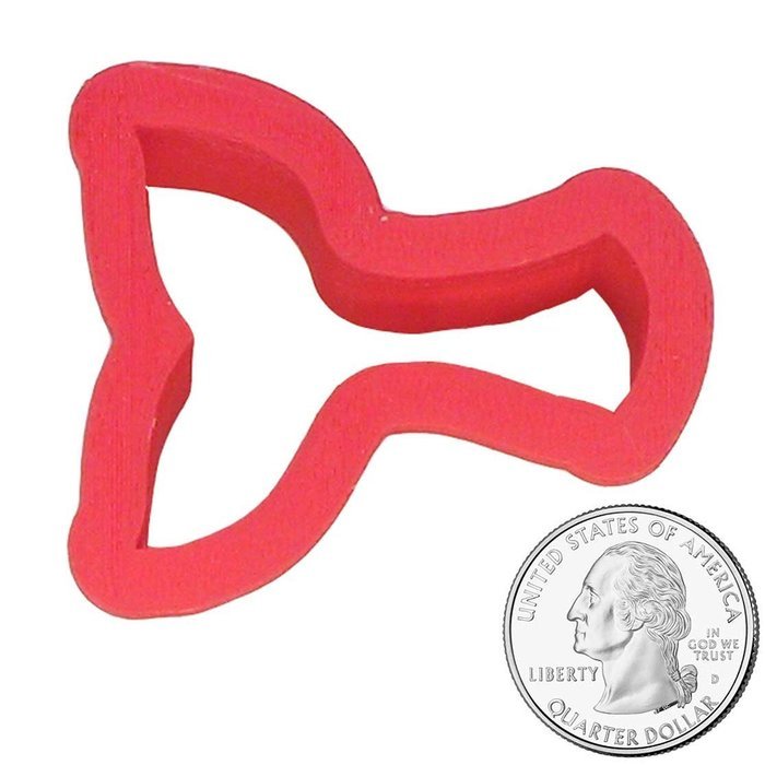 CookieCutterCom Miniature Mermaid Tail Cookie Cutter 2 in