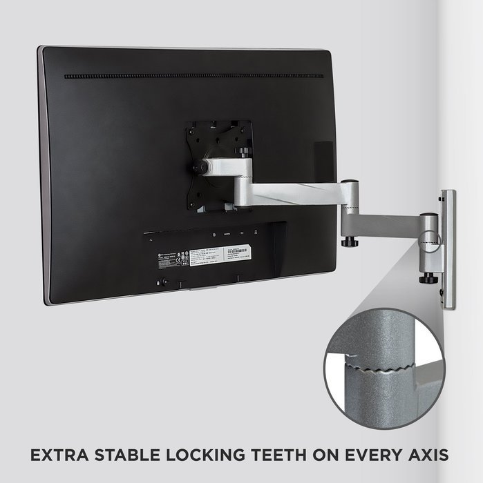 Mount-It! RV TV Mount, Lockable Full Motion TV Wall Mount Designed Specifically for RV or Mobile Home Use Single... N3