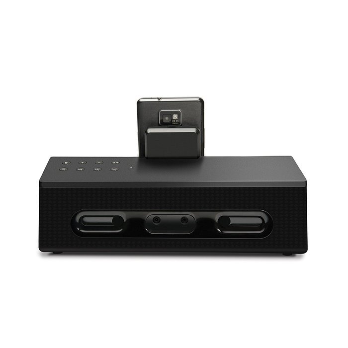iLuv iMM377BLK MobiAir Bluetooth Stereo Speaker Dock for Smartphones with Micro-USB Charging, Black N3