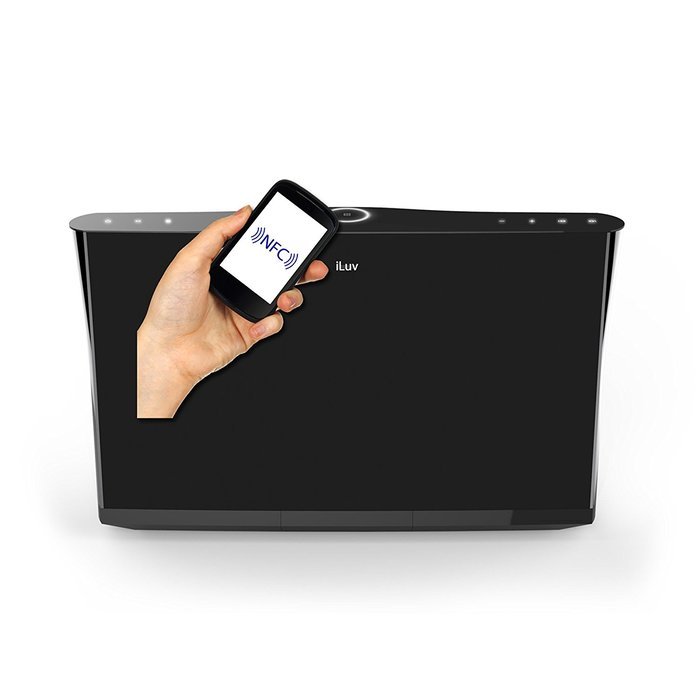 iLuv iMM377BLK MobiAir Bluetooth Stereo Speaker Dock for Smartphones with Micro-USB Charging, Black N16