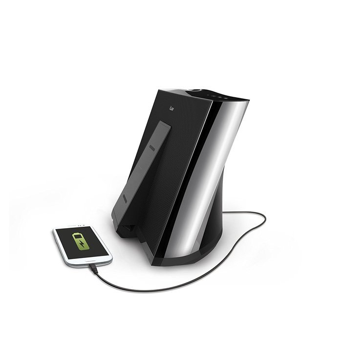 iLuv iMM377BLK MobiAir Bluetooth Stereo Speaker Dock for Smartphones with Micro-USB Charging, Black N36