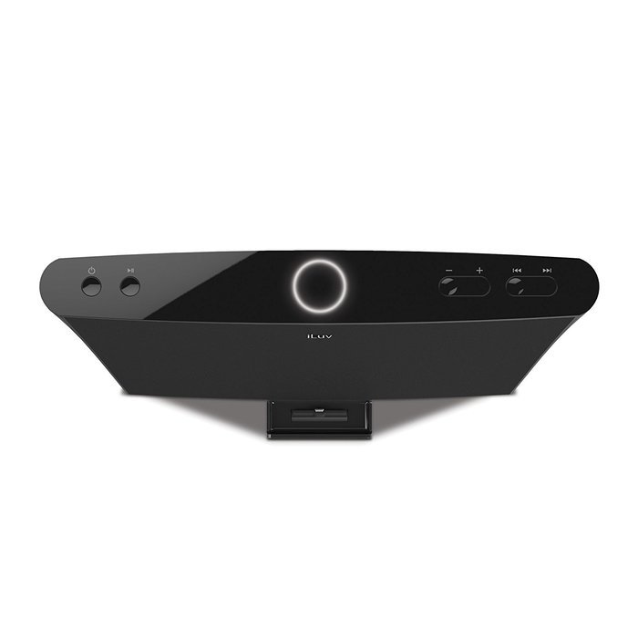 iLuv iMM377BLK MobiAir Bluetooth Stereo Speaker Dock for Smartphones with Micro-USB Charging, Black N62