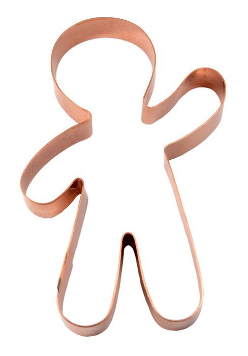 2016 Gingerbread Boy of the Year Copper Christmas Cookie Cutter by The Fussy Pup