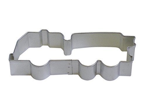 R&M Fire Truck 5" Cookie Cutter in Durable, Economical, Tinplated Steel