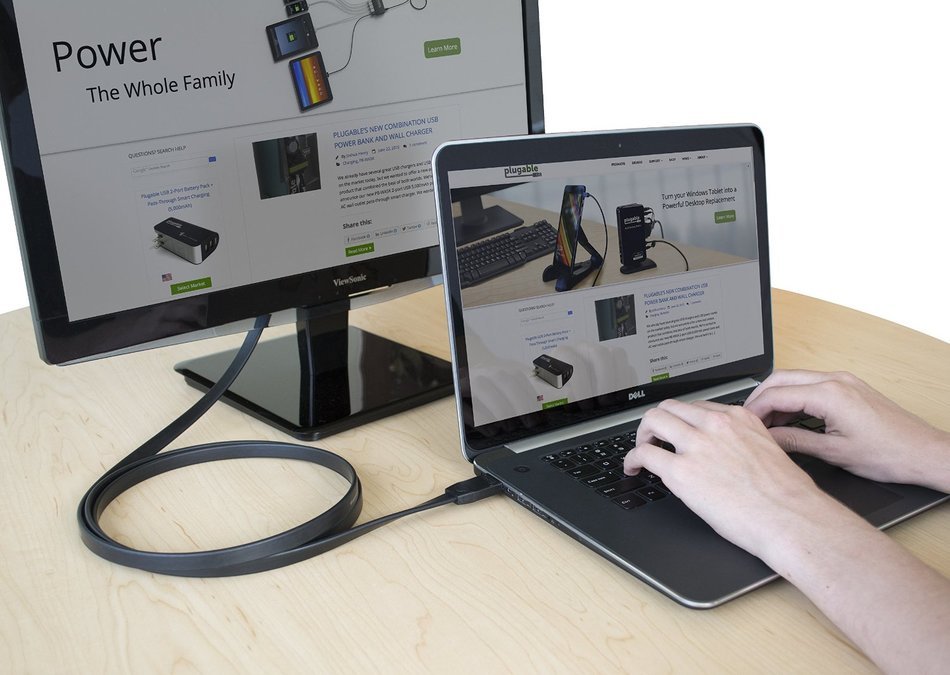 Plugable Active HDMI to VGA 6ft (1.8m) Converter Cable Supporting up to 1920 x 1080 (60Hz) N2