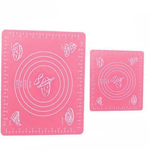 15.7''*19.7''(40cm*50cm) Large Massive Dough Pastry Fondant Non-stick Silicone Work Rolling Baking Mat Pastry... N5