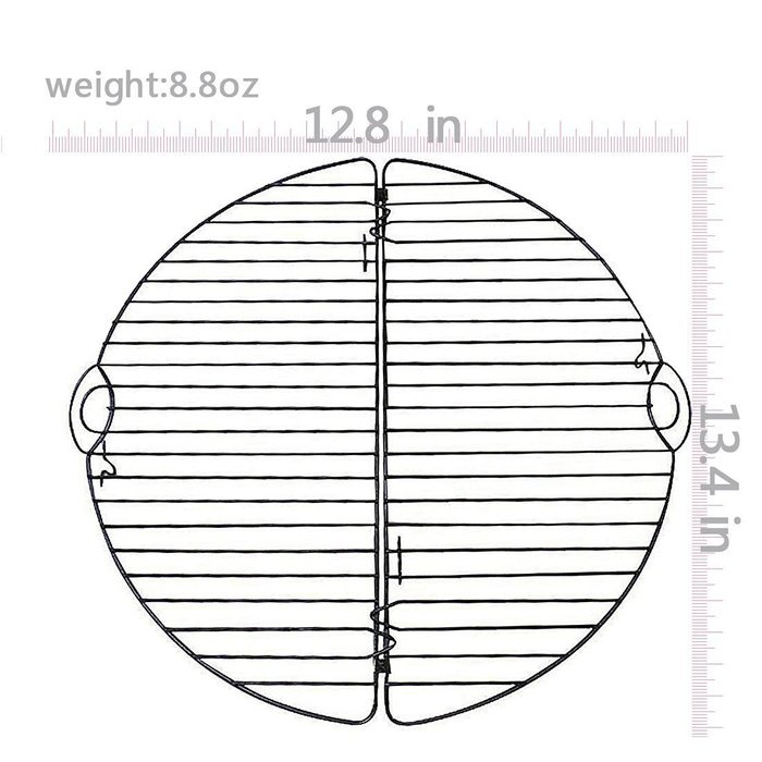 PNBB 13 Inches Non Stick Carbon Steel Foldable Wire Cooking Grates N3